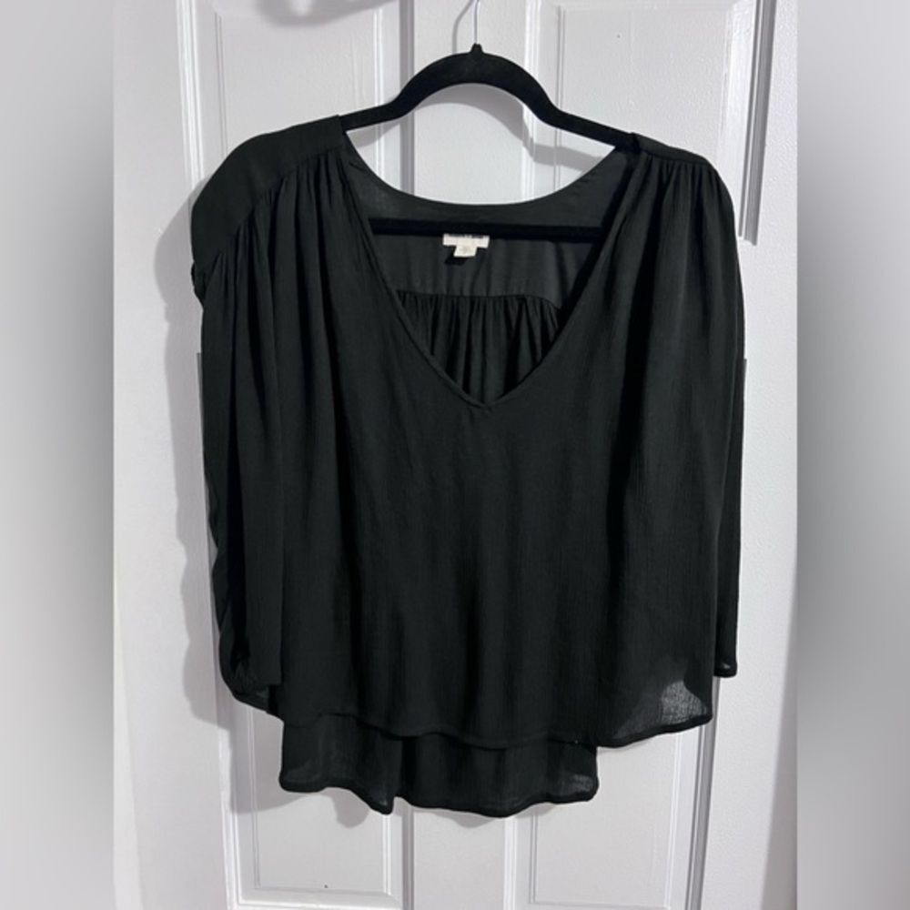 Silence + Noise Black Blouse from Urban Outfitters Small